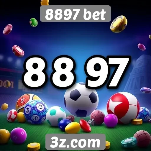 Variedade de jogos disponíveis no 8897 bet